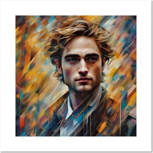 Portrait of Robert Pattinson Posters and Art